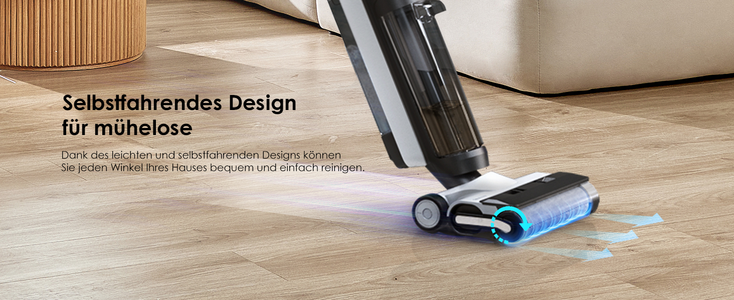 Бездротовий пилосос Tineco S5 Combo: ідеальний для шерсті тварин та липких забруднень, тихий, з дисплеєм