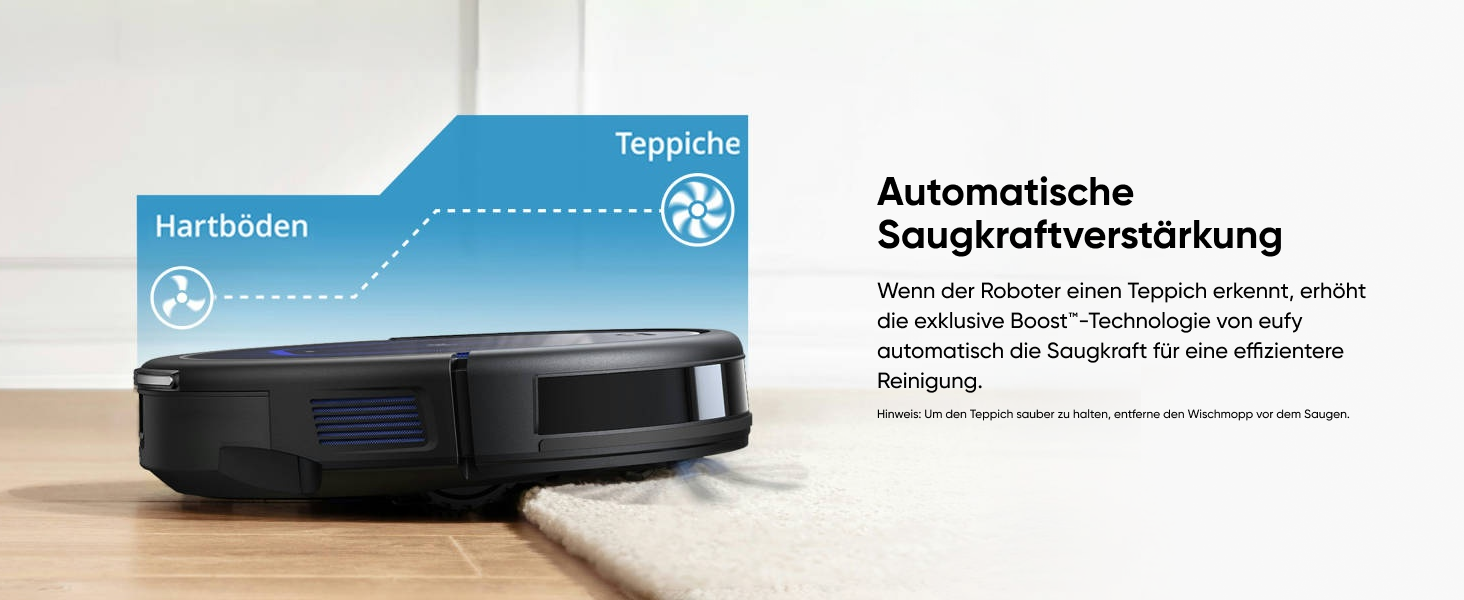 Робот-пилосос Eufy G50: потужність 4000Pa, динамічна навігація, ультратонкий (85 мм), Pro-розчісування, турбощітка, ідеально для шерсті тварин та твердих підлог