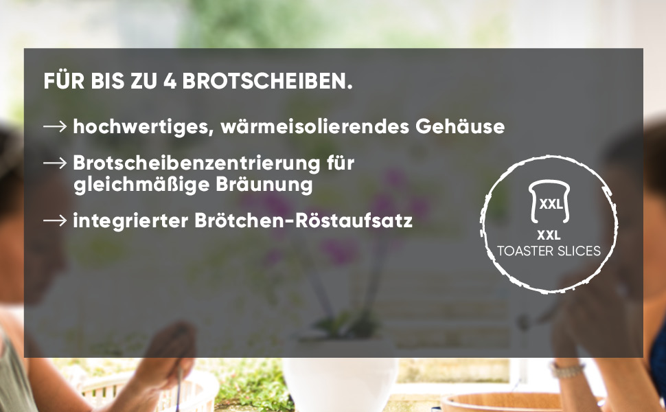 Тостер Severin AT 2232 з підставою для бургерів, 800 Вт, білий/сірий, 2 тости