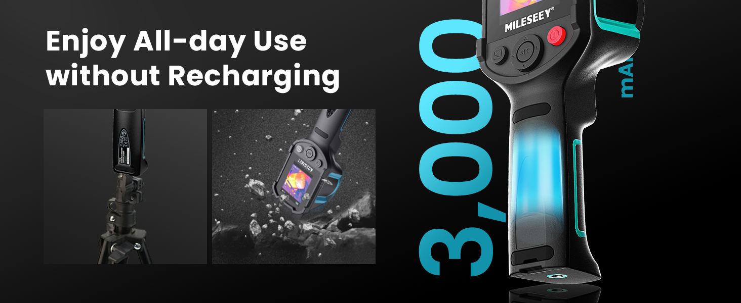 Тепловізор MILESEEY TR20 PRO: портативний, -20°C до 550°C, роздільна здатність 192x192, 25Hz, 8 годин роботи від акумулятора