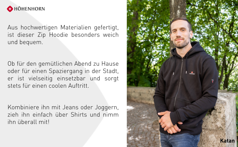 Чоловічий світшот з капюшоном Höhenhorn Katan, темно-синій, розмір XL