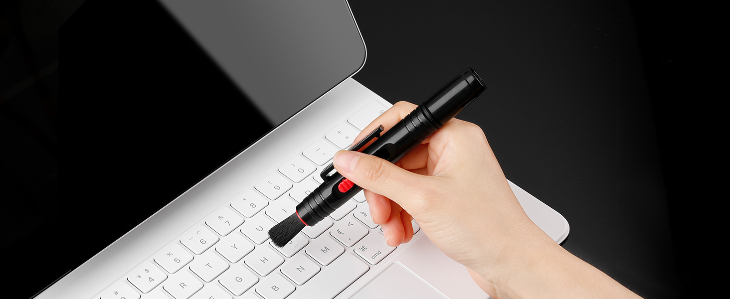 Набір для чищення об'єктивів K&F Concept: м'який пензлик для камер, лінз, фільтрів, DSLR