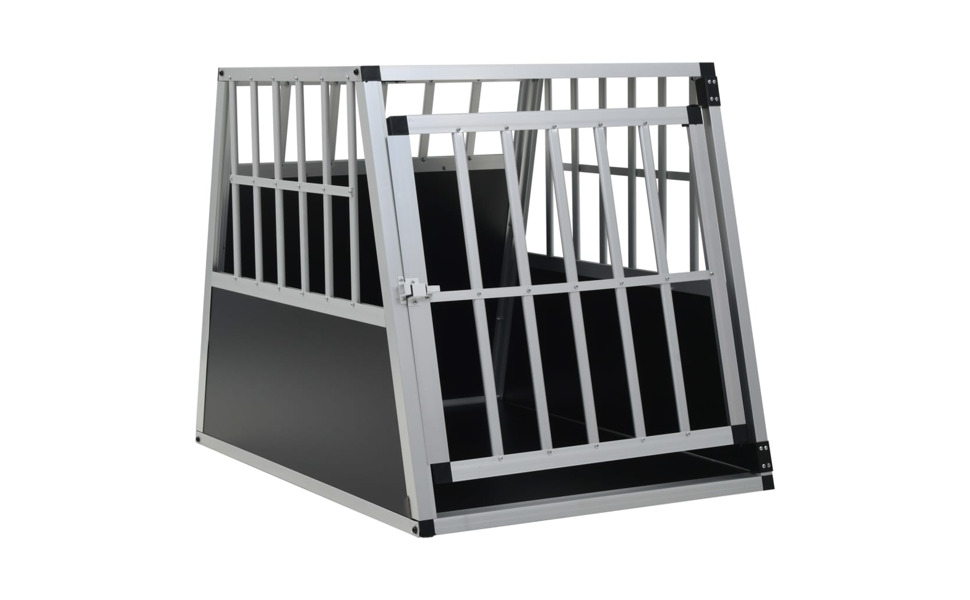 Транспортна переноска для собак vidaXL з подвійними дверцятами, 94x88x69 см