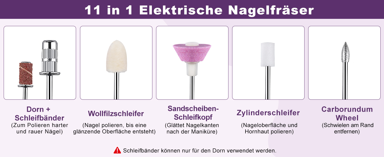 Електричний фрезер для нігтів, 45000 об/хв, професійний манікюрний апарат з LED-дисплеєм, бездротовий набір для манікюру та педикюру
