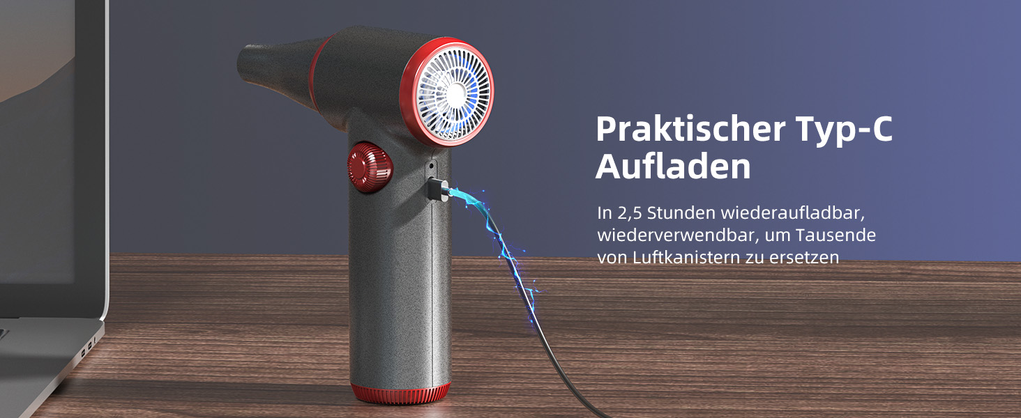 Електричний повітряний пилосос Koonie, набір для чищення CD09, з LED-підсвічуванням, для ноутбуків та ПК