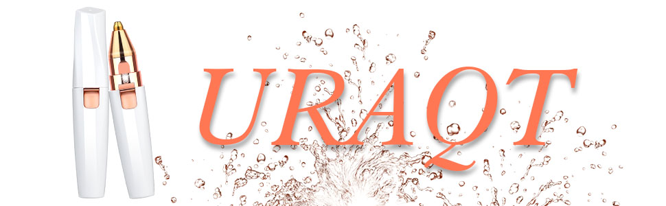 Електричний тример для видалення волосся URAQT 2-в-1: для обличчя, тіла, брів, губ та підборіддя. Вбудоване LED-підсвічування.