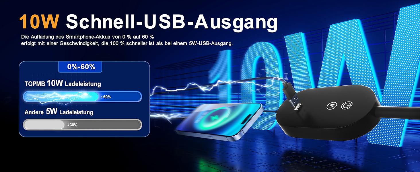 Світлодіодна настільна лампа для читання з USB, 10W, 4 режими кольору, димування, функція автовимкнення, чорна