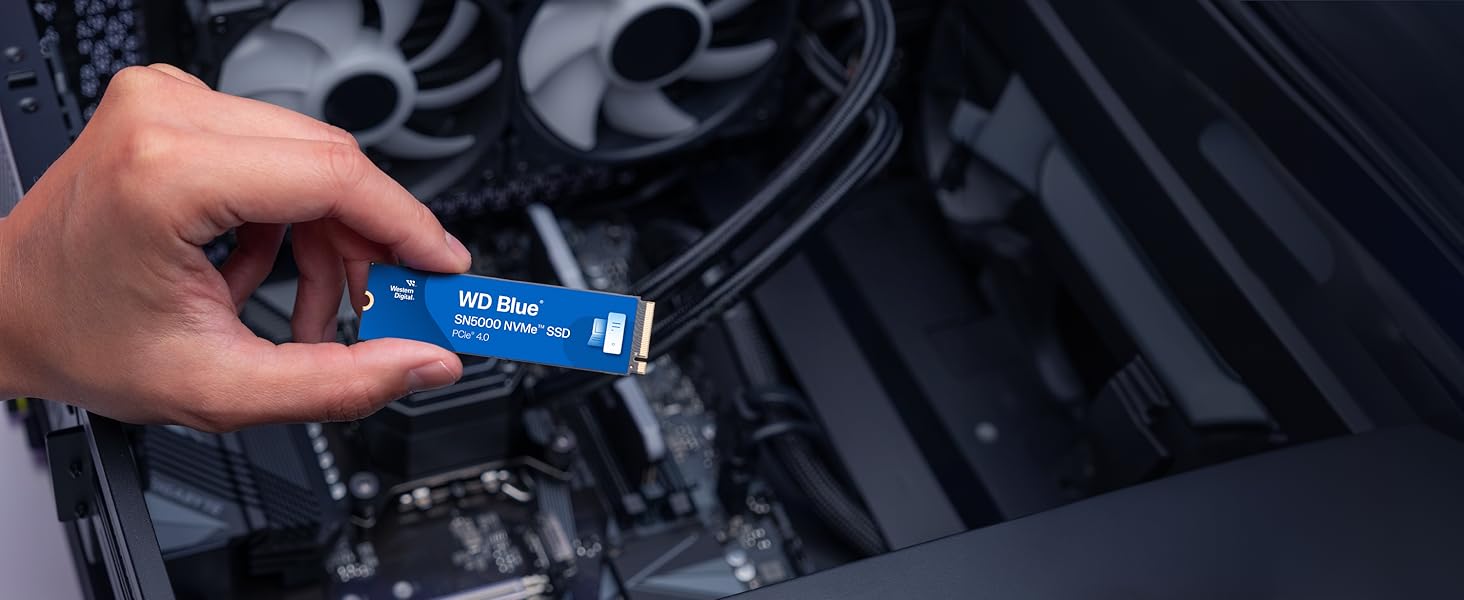SSD накопичувач Western Digital WD Blue SN5000 1 TB NVMe PCIe Gen4 - внутрішній, до 5150 МБ/с, 600 TBW