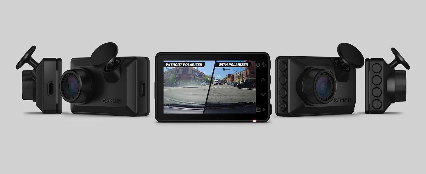 Відеореєстратор Garmin Dash Cam Mini 3 X210: 1080p HD, 140° кут огляду, фільтр Pol, автовиявлення ДТП