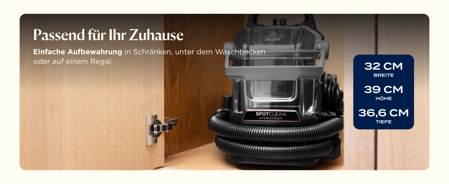 БІССЕЛ SpotClean HydroSteam: пароочисник для килимів та м'яких меблів, потужний 1000W, 3689N (новинка)