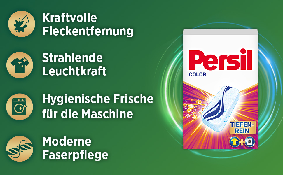 Капсули для прання кольорових речей Persil Power Bars, 60 шт, для гігієнічної свіжості та захисту кольорів