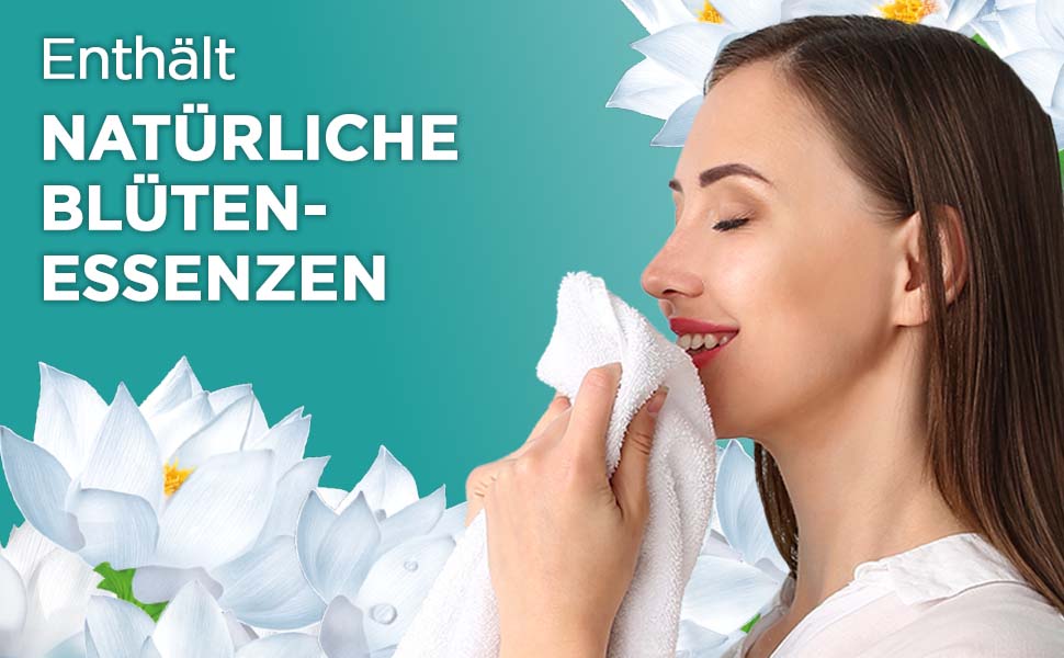 Універсальні капсули для прання Weißer Riese Trio-Caps Aromatherapy Floral Sensation з лотосом, інтенсивний аромат, 120 прань