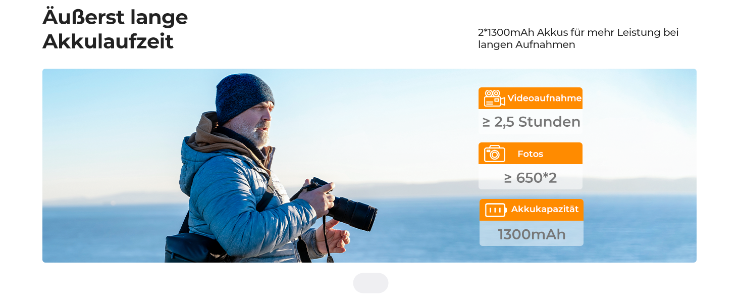 Акумулятор K&F Concept NP-W126 (2 шт.) з зарядним пристроєм Dual-Slot, 1300mAh для Fujifilm XM5, X100VI, X100V, X100F, XS10, XT30, XT30 II, XT20, XE4, A5, X-E1, E2, E3