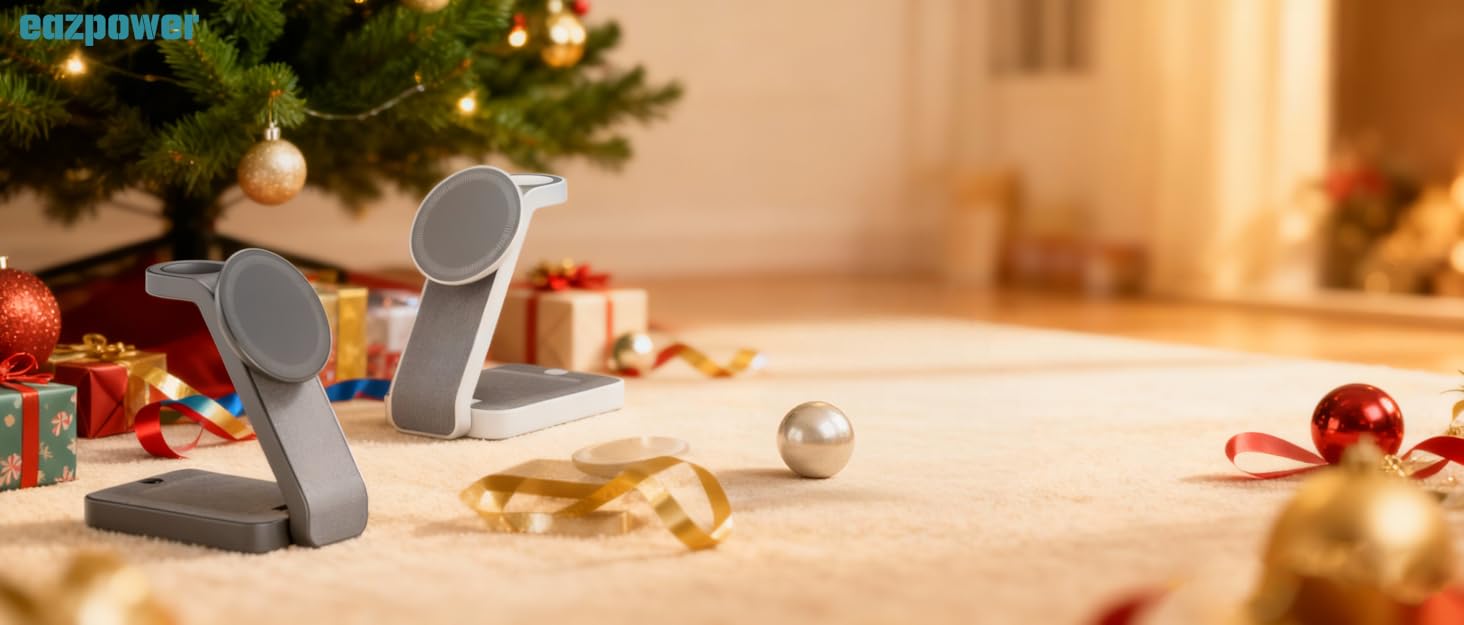 Power Bank Magsafe 10000mAh з USB-C, 20W PD, бездротова зарядка для iPhone, Apple Watch, AirPods (Чорний)