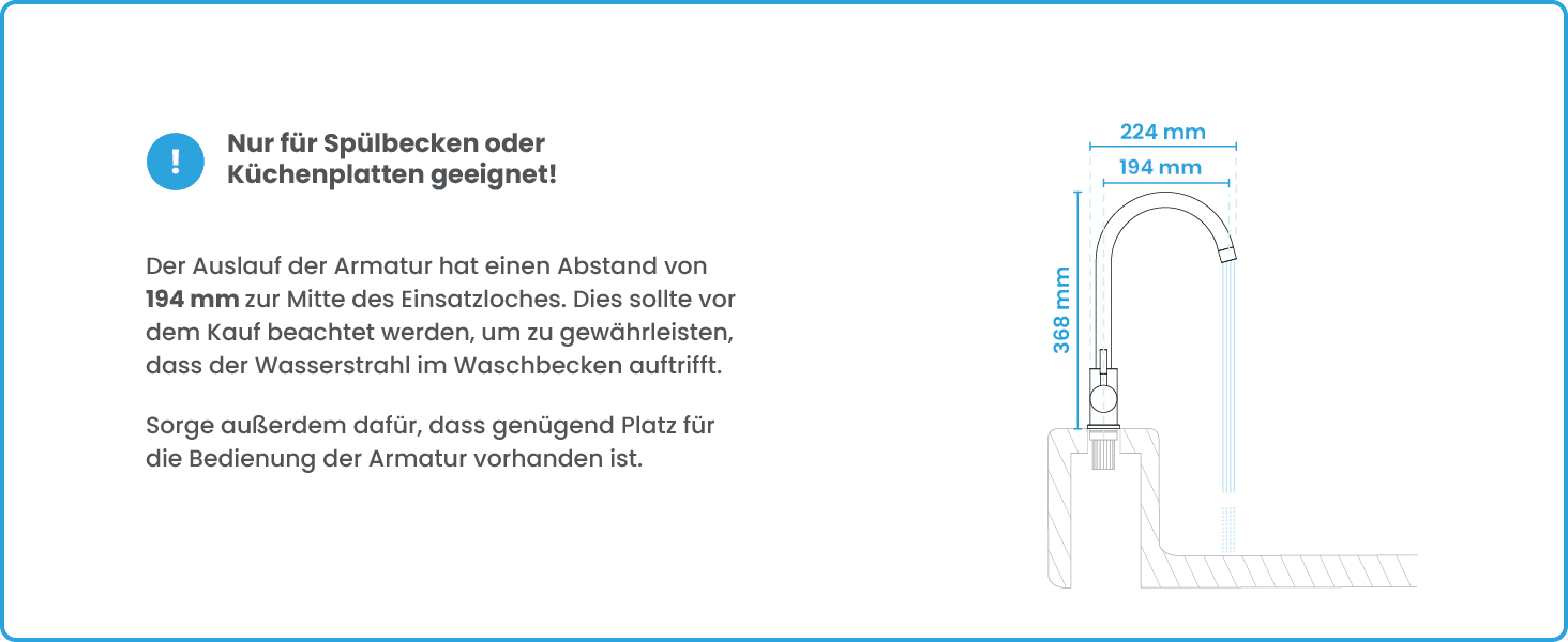 Кухонний змішувач Bächlein Plivo з нержавіючої сталі (щіткова обробка) – одноручний з 360° поворотним виливом, масивний кухонний кран (круглий, хром)