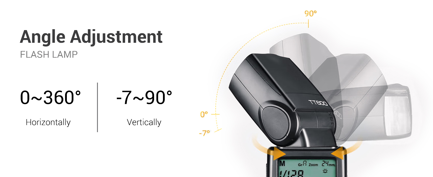 Godox TT600 - Бездротовий спалаж Speedlite Master/Slave для Canon, Nikon, Pentax, Olympus, Fujifilm, Panasonic