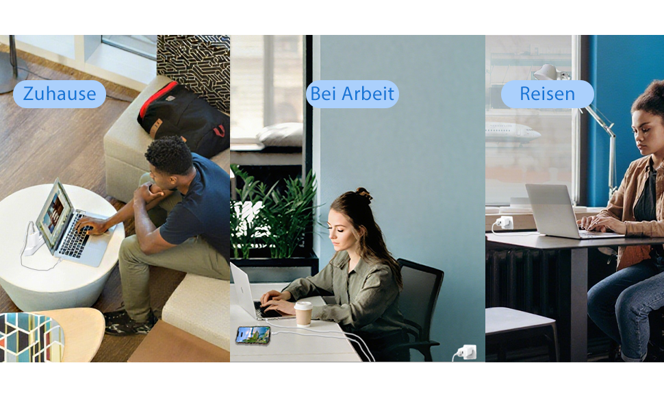 Мережевий зарядний пристрій USB-C 45W з 2 портами, PD 3.0, швидка зарядка для Samsung Galaxy S24/S23/S22, iPhone 16/15/14 Pro Max, iPad, Pixel, мобільні телефони