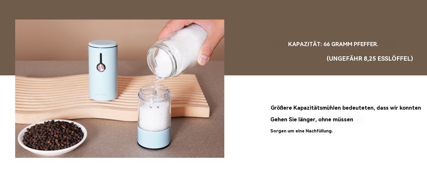 Електричні мельниці для солі та перцю 2 шт. з USB-зарядкою, 6-ступеневим жорном, LED-підсвічуванням та захистом від пилу. Перезаряджувані кухонні помічники