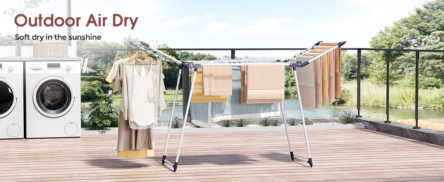 Стійка для сушіння білизни, розкладний сушильний стійка 