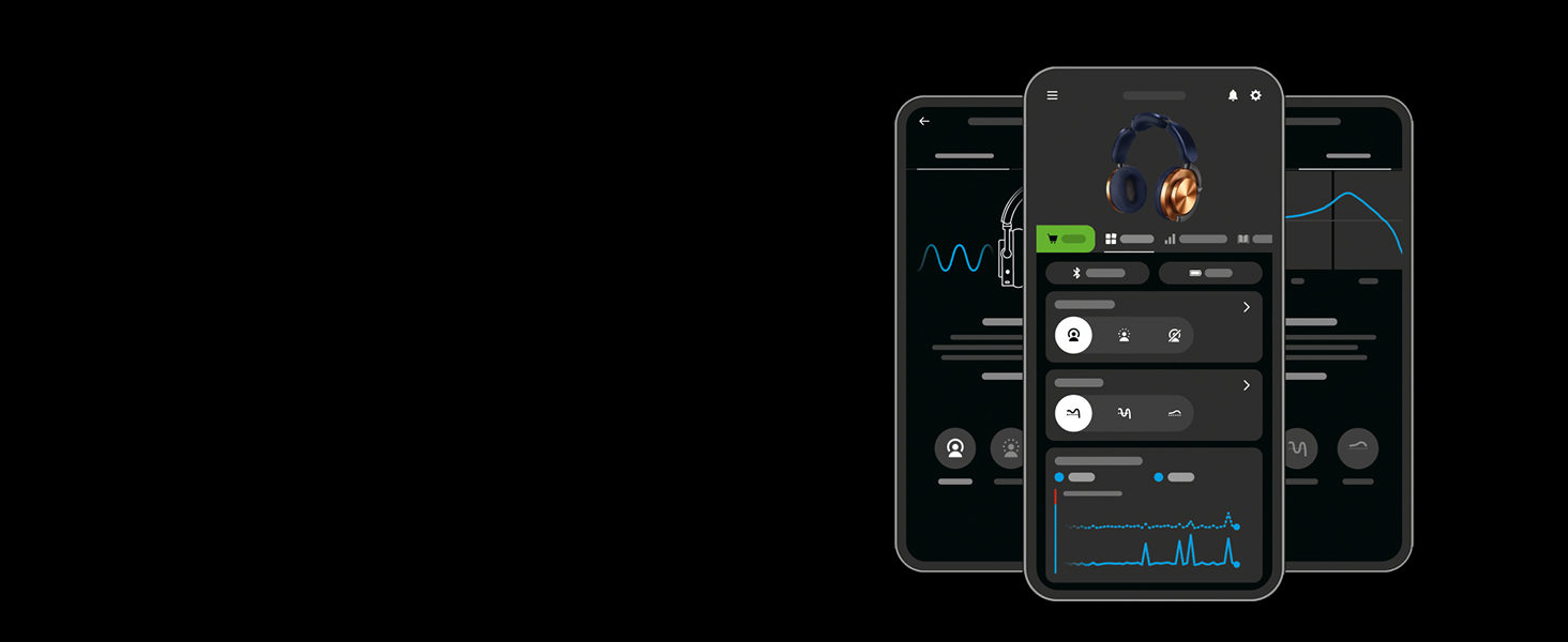 Навушники бездротові Dyson OnTrac™ з активним шумозаглушенням, до 55 год роботи, нічно-синій/мідний