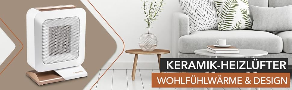 Теремовий обігрівач Trotec TFC 14 E: 700/1400 Вт, термостат, для кімнат до 50 м², білий