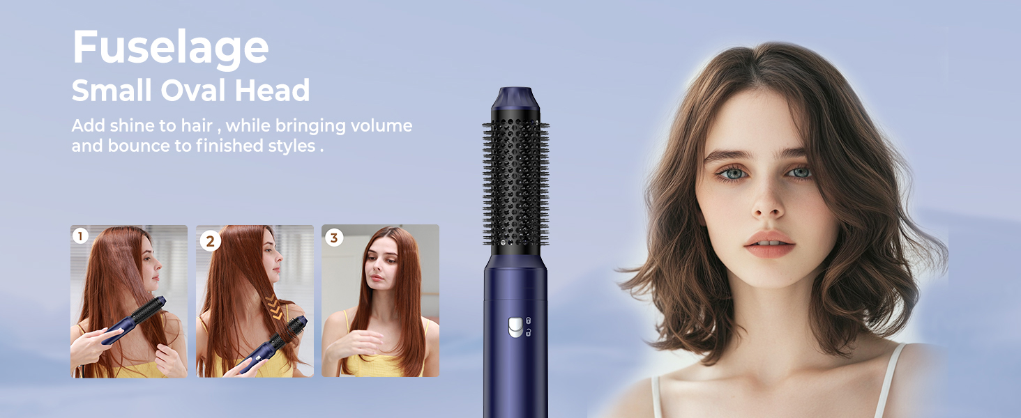 Air Styler 6-в-1: фен, щітка для локонів, випрямляч, об'єм, сушка волосся