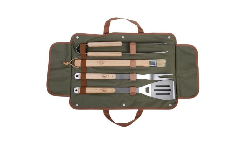 Набір грилю Esschert Design, зелений, 49.8 x 47 x 26 см, GT37