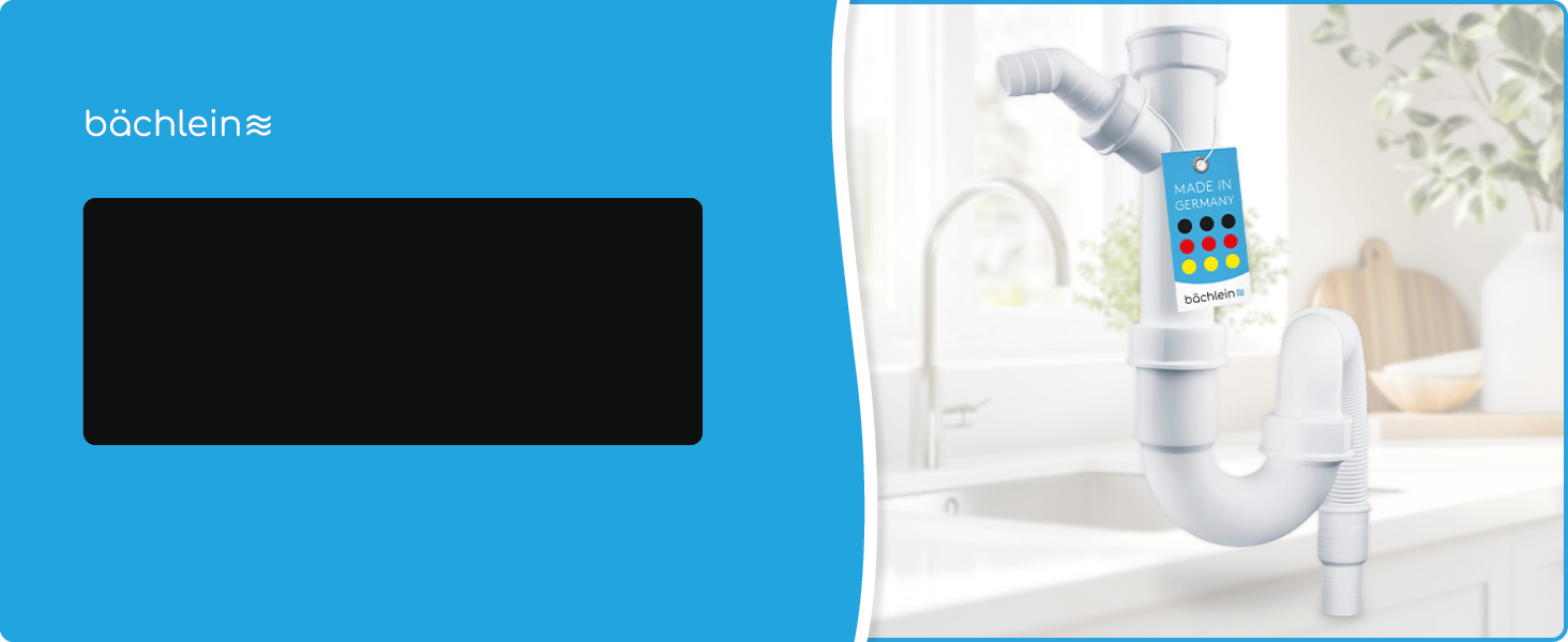 Кухонний змішувач Bächlein Nedo – поворотний на 360°, матовий чорний, з нержавіючої сталі, з гнуким виливом та висувною лійкою, для кухні