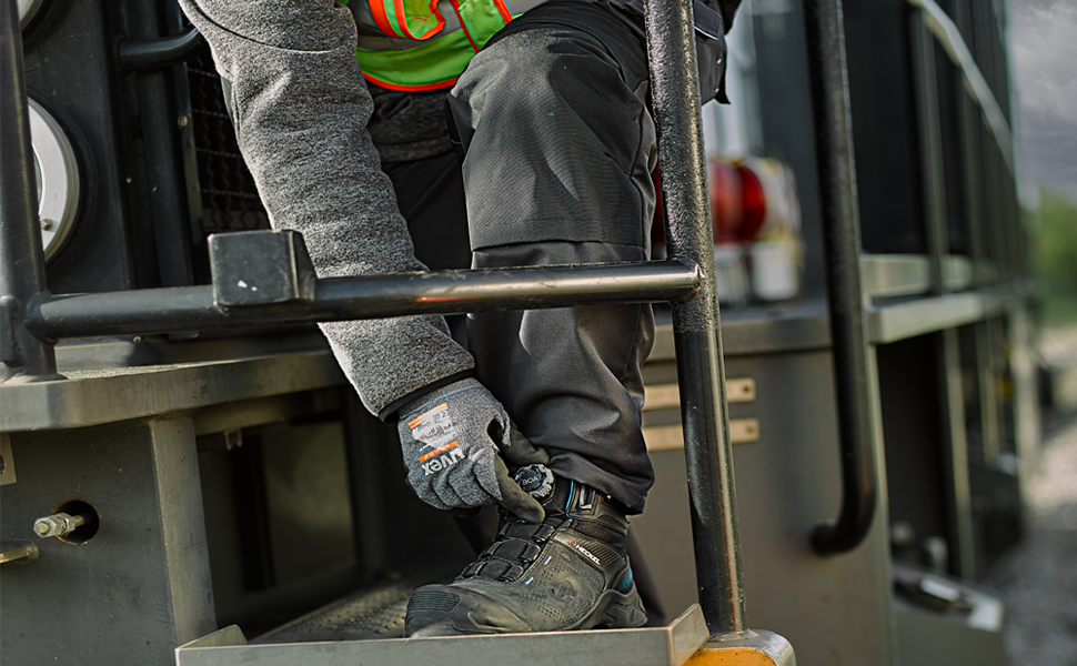 Черевики робочі Heckel MACCROSSROAD 3.0 S3 з BOA застібкою, водонепроникні, 43 EU, чорно-сині