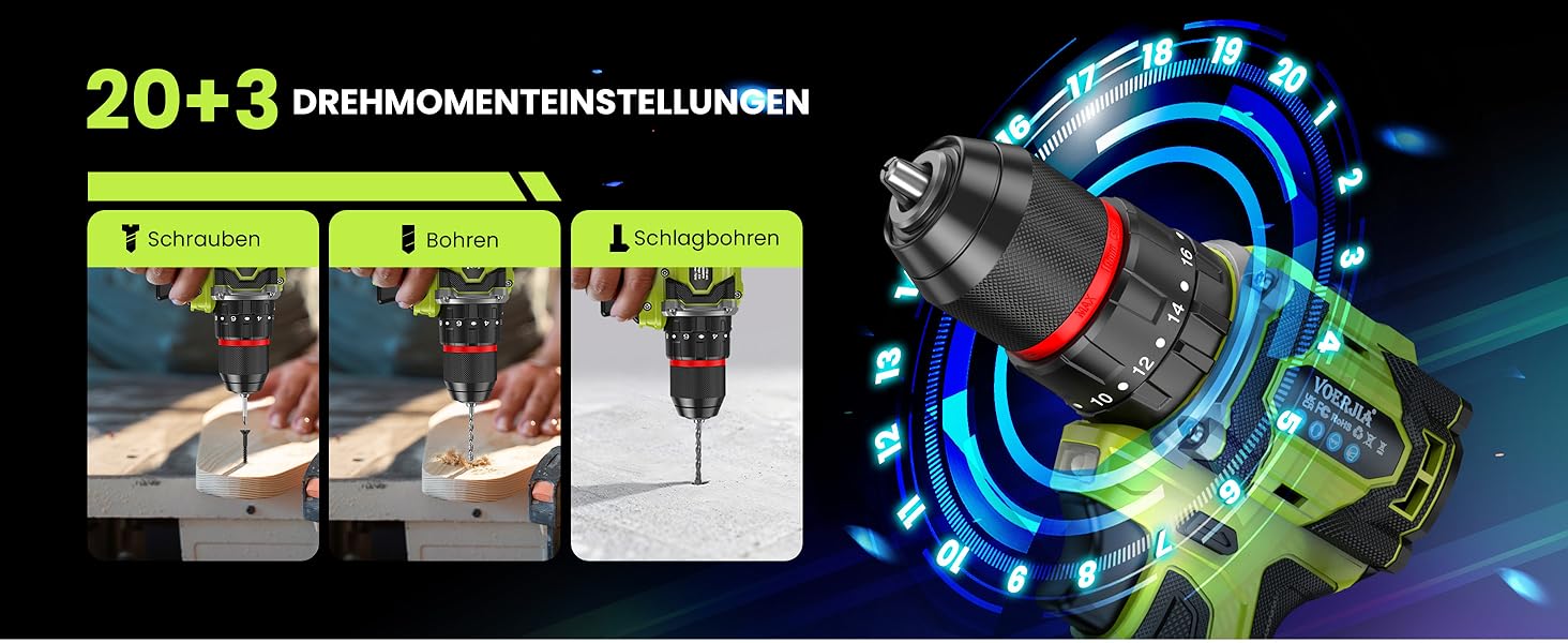 Акумуляторний дриль-шуруповерт 21V з набором аксесуарів (29 шт), безщітковий двигун, 2 акумулятори 2000 mAh, LED-ліхтар, 2 швидкості