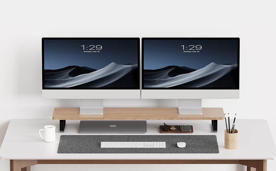 Підкладка на стіл YSAGi з фетру 90x40 см, антиковзка, для миші та клавіатури, офіс/домашній офіс, темно-сіра