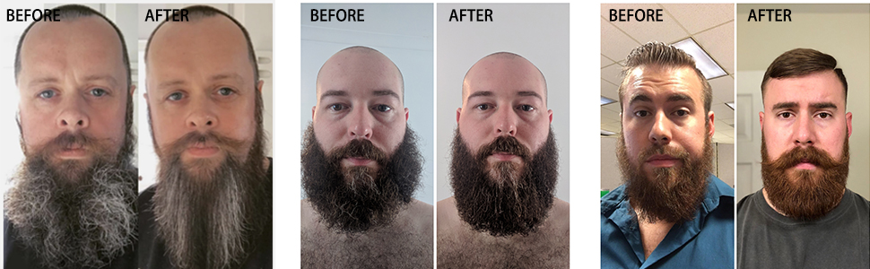 Men's Beard Straightening Brush - Cordless Travel Size with Auto Shut-Off & Anti-Scald Protection