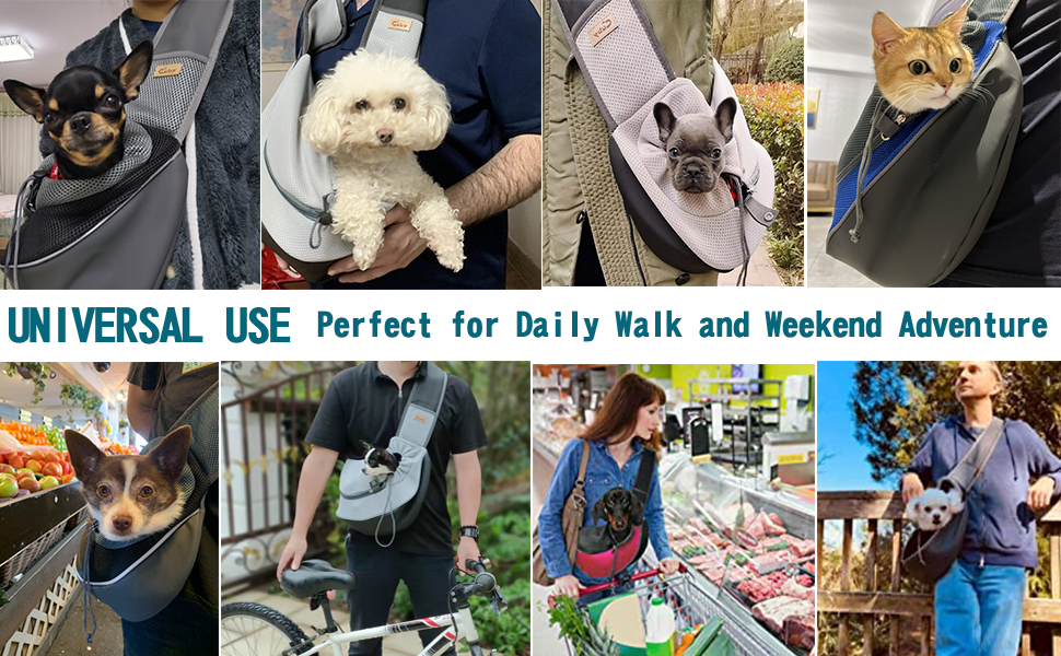 Сумка-кенгуру для собак та котів Cuby Hautier, сіра, L: безпечна, з регульованим ременем та застібкою