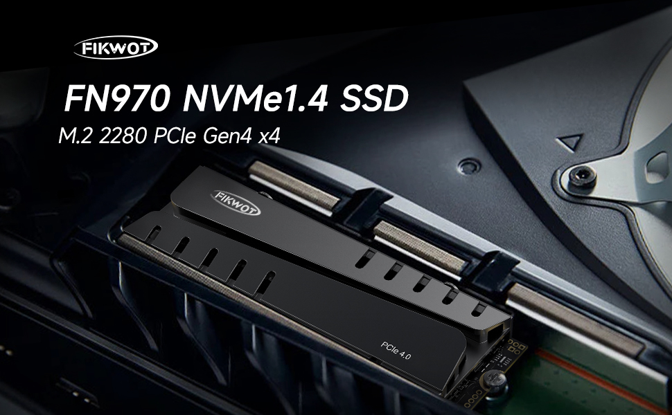 SSD накопичувач PCIe Gen4 4TB, M.2, до 7350 МБ/с, Graphene охолодження, для ноутбуків та ПК