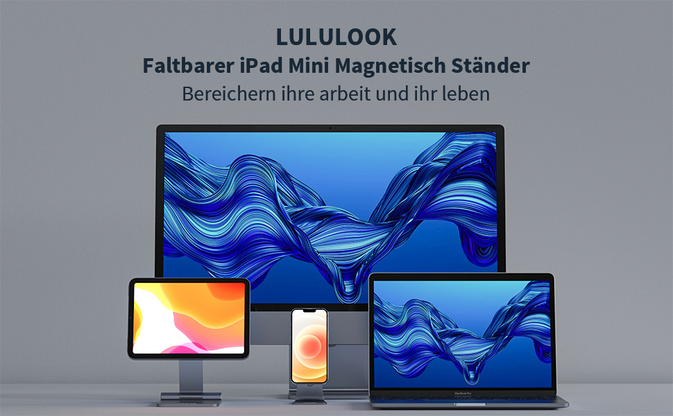Магнітна підставка LULULOOK для iPad mini 7 (A17 Pro) 2024 та iPad mini 6 (8.3
