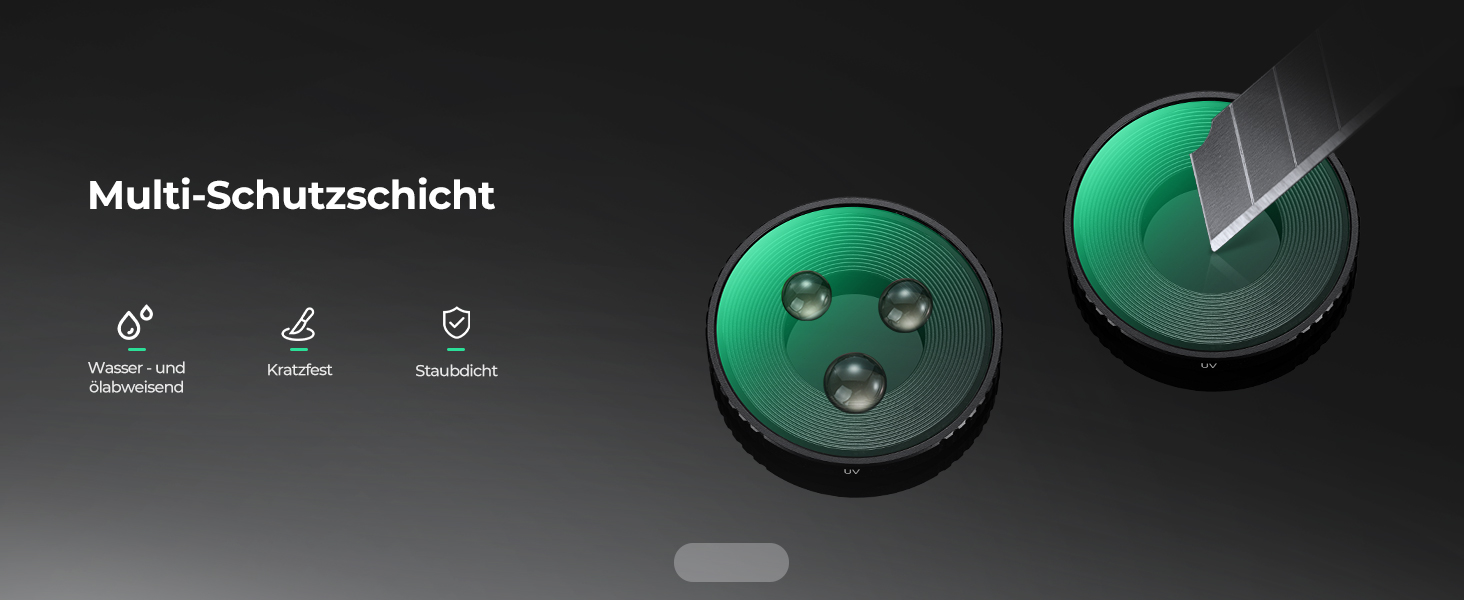 Набір фільтрів K&F Concept ND для DJI Osmo Action 6: ND8, ND16, ND32, ND64 (з покриттям UV)