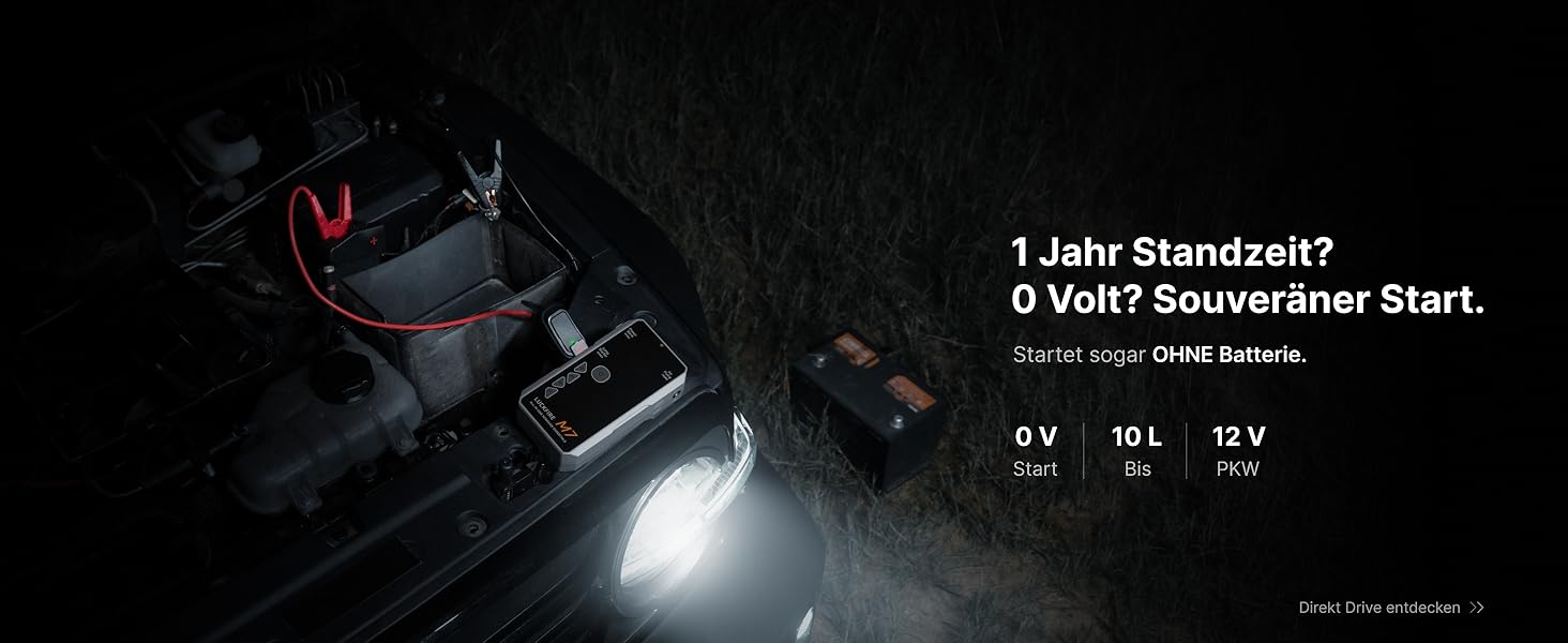 Пауербанк для прикурювання авто M7 SmartIgnition 12V з компресором 60Wh (до 10л бензин/8.5л дизель)