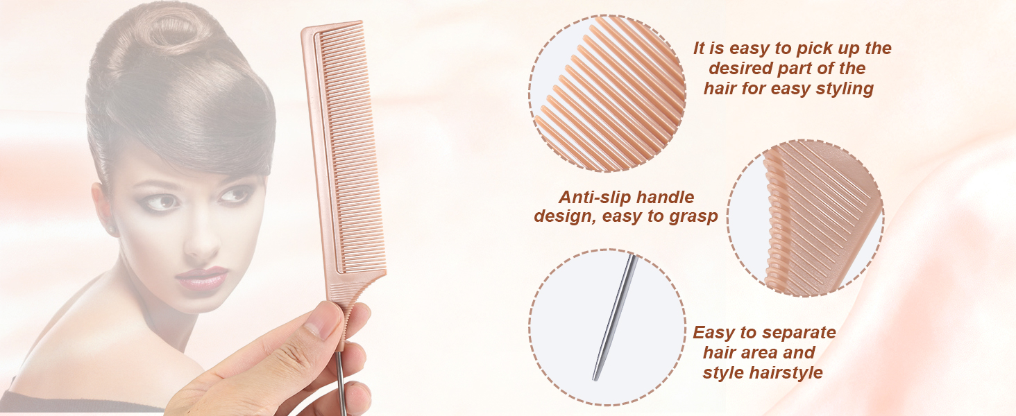 Щітка для волосся з пляшкою спрею 200 мл, розпушувач для натурального волосся, для афрокудрявого волосся 3a-4c, для кучерявого, хвилястого та локонованого волосся, набір з 3 шт. щітки для начісування, щітка з подвійною стороною (терракотова)