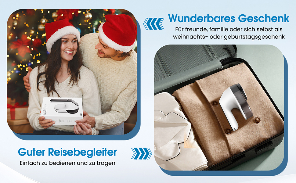 Машинка для видалення катишків NIWOHOM для одягу: 3 швидкості, 6-клинковий ніж, LED-дисплей, для всіх тканин