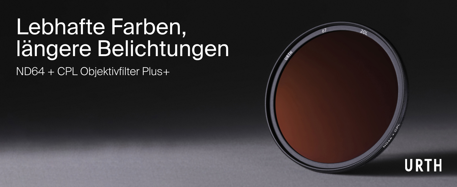 Фільтр поляризаційний CPL + ND64 Urth 62mm (Поляризаційний + Графільтр)