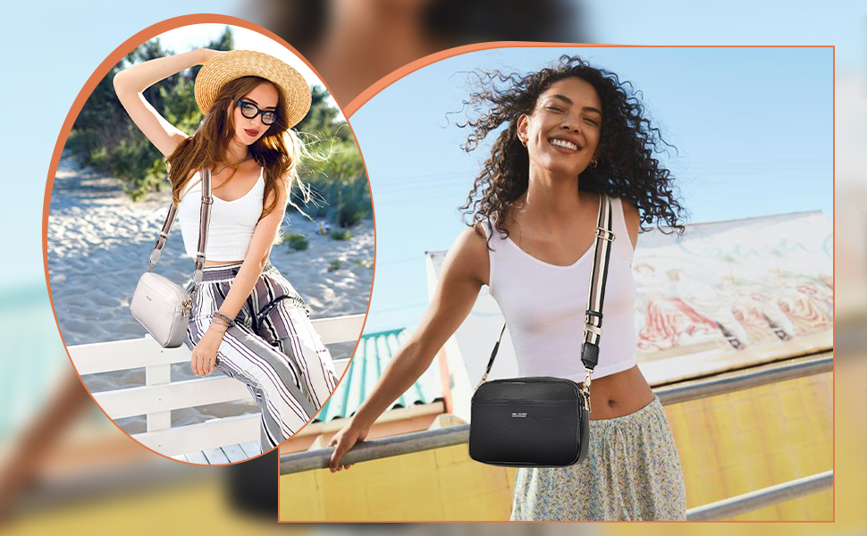 Сумка жіноча через плече Leder Umhängetasche червона з широким ременем кросбоді. Маленька сумка месенджер для жінок