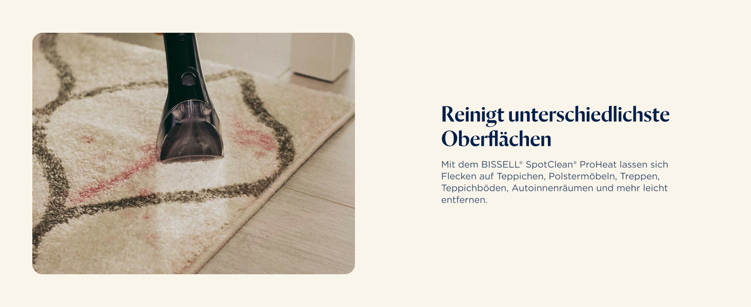 BISSELL SpotClean ProHeat: Професійний мийкий пилосос для килимів та оббивки з HeatWave технологією