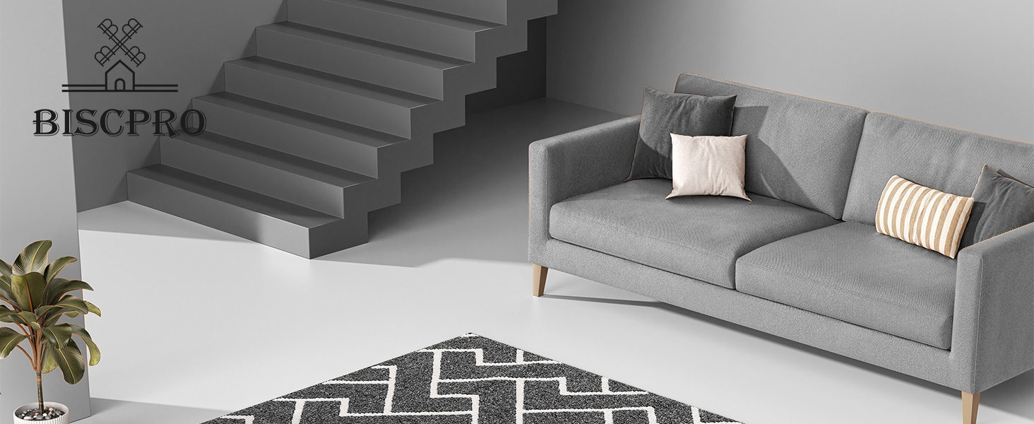 Килимок для дому Black 50 x 80 см, вологостійкий, антиковзаючий. Підходить для входу, коридору, саду, дому та тварин. Прямокутна форма, чорний колір