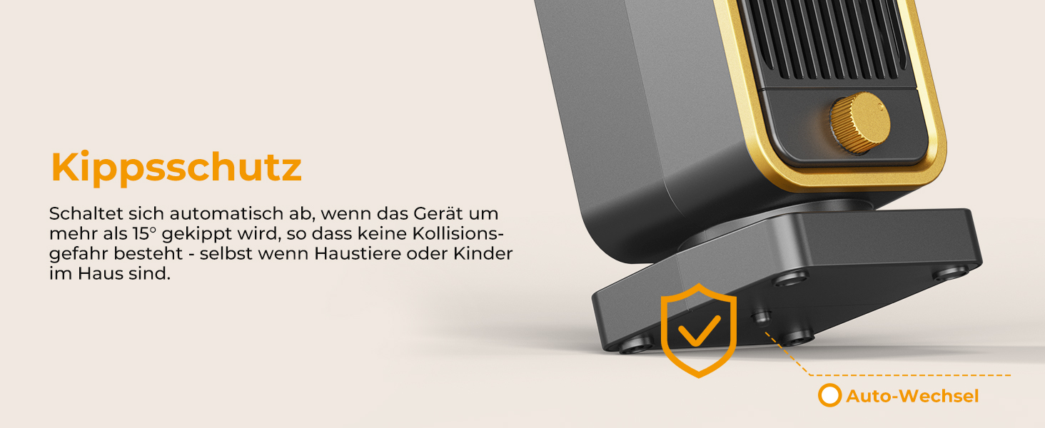 Електричний обігрівач 2000W з енергозбереженням, тихий, 3 режими, PTC кераміка, швидкий нагрів, ECO режим, пульт, таймер 12H, поворот 70°, для офісу, спальні, ванної кімнати (чорний)