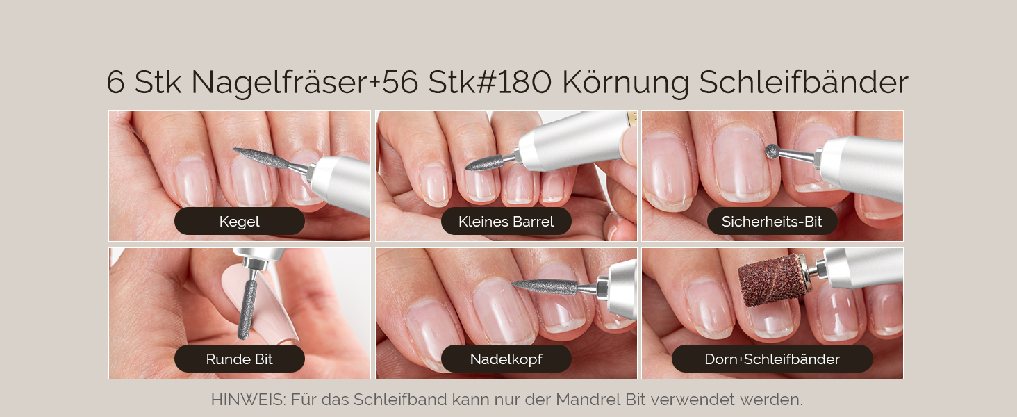 Електрична фрезер для нігтів MelodySusie SC320F – професійний бездротовий апарат для манікюру, 30000 обертів, для акрилу, гелю, полірування та видалення, набір для салону та дому (білий/золотий)