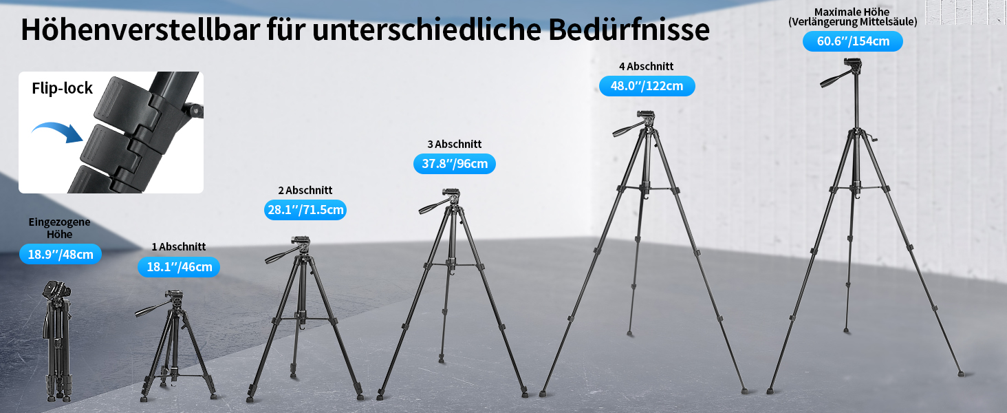 Штатив для камери SIRUI 154 см, алюмінієвий трипод з кріпленням для телефону, максимальне навантаження 5 кг