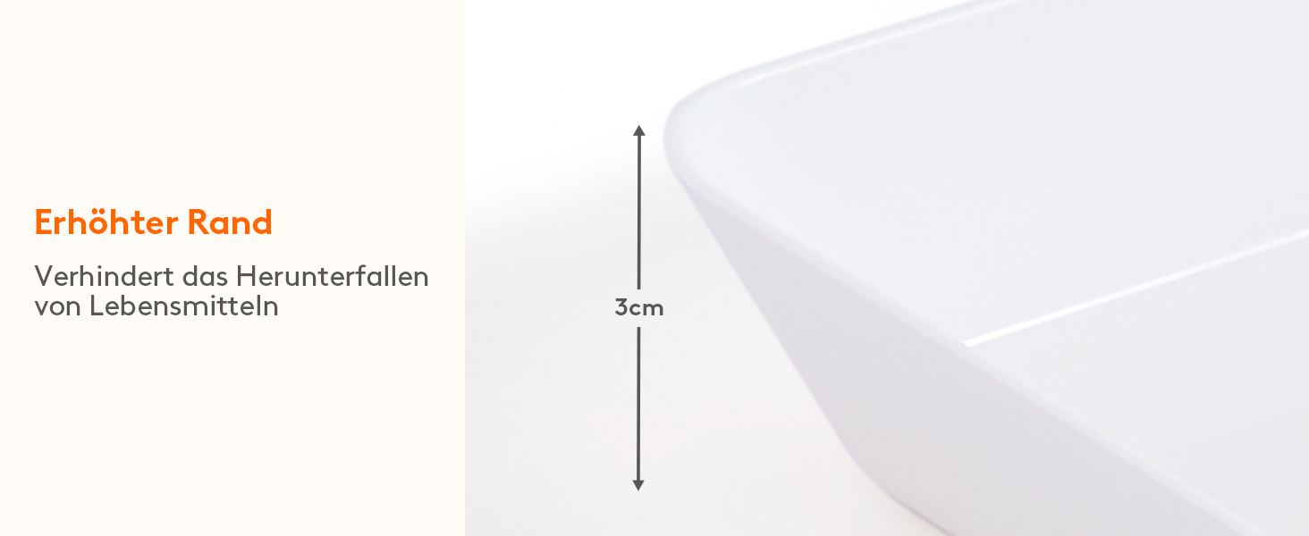 Сервірувальне піднос Lifewit з пластику, 36.7 x 2 см, великий набір, BPA-free, багаторазовий, для буфетів, свят, пікніків, сніданків та закусок, білий (6)