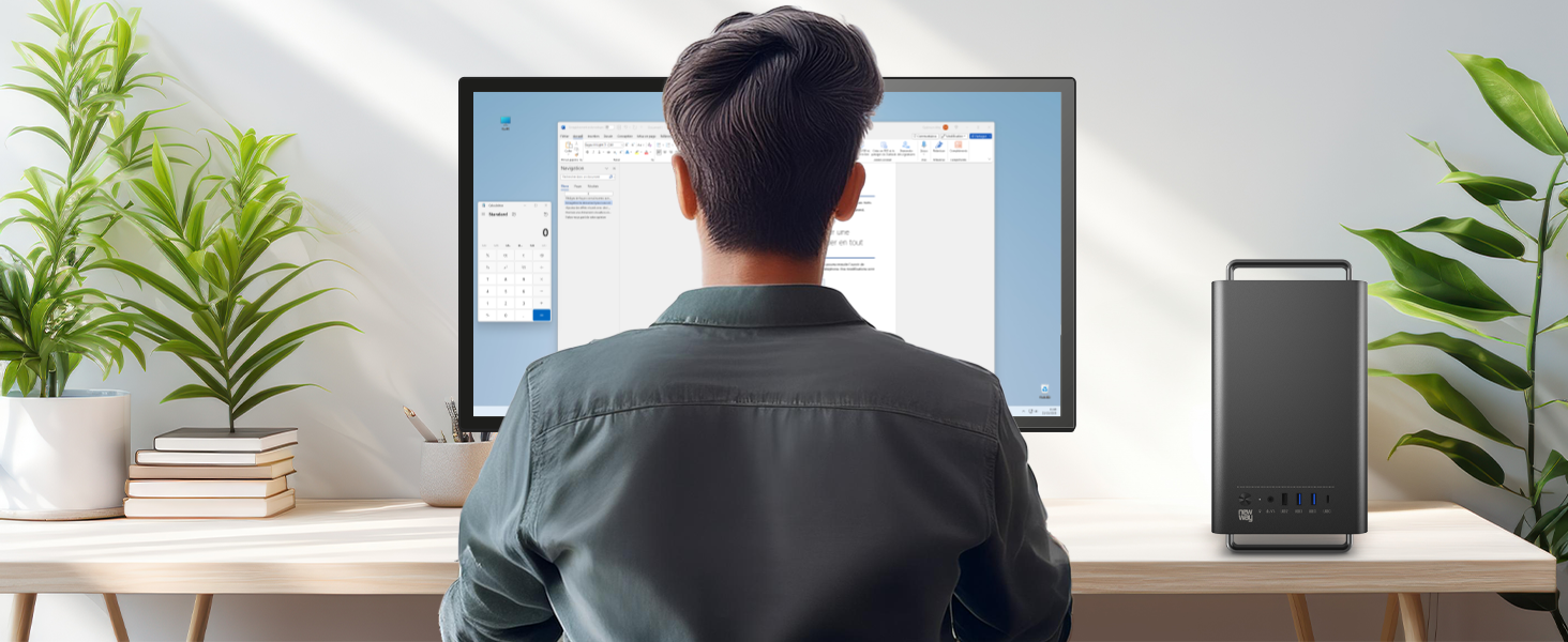 Корпус для ПК NEWWAY NC1 Mini-Tower, підтримка Mini-ITX/ITX/Micro-ATX, USB Type-C, з вентилятором 9мм, металевий сітчастий дизайн, чорний