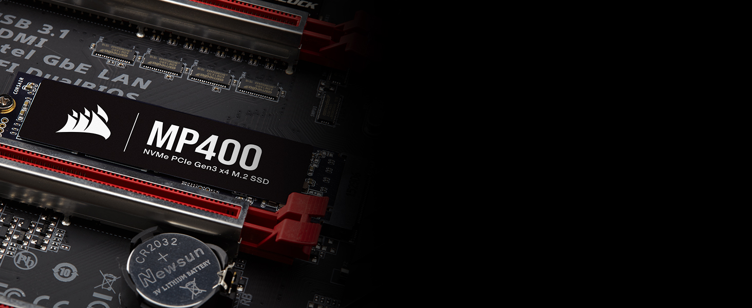 SSD Corsair MP600 CORE XT 2TB M.2 PCIe Gen4 NVMe – Швидкість до 5900 МБ/с, QLC NAND, для ноутбуків та ПК