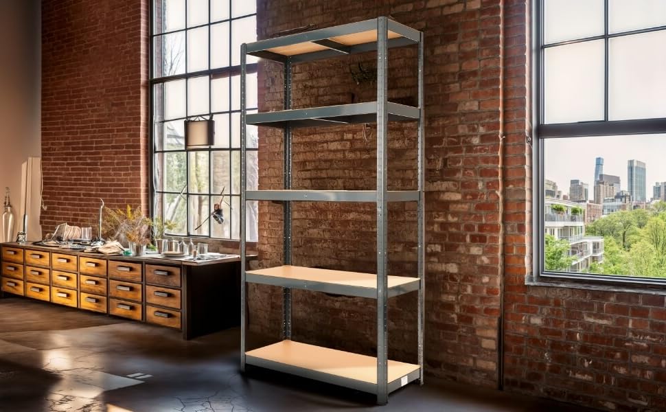 Arebos Heavy-Duty 2-Tier Shelf - 180 x 90 x 40 cm - 875kg Capacity